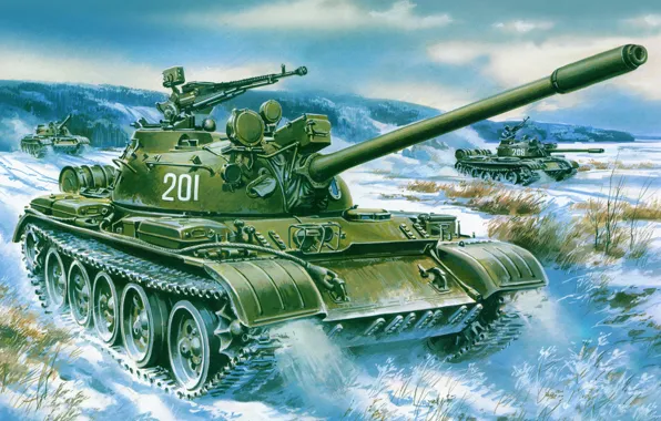 Picture weapons, Wallpaper, tank, armor, T-55A