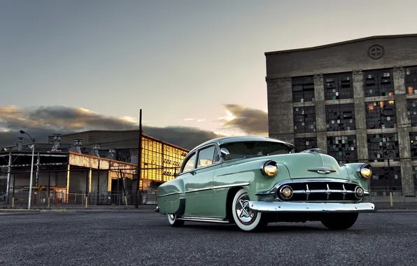 Machine, background, 53Chevy