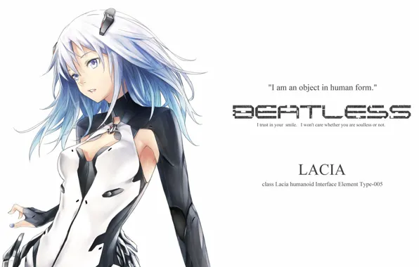 Kawaii, bodysuit, mecha, anime, manga, Beatless, oppai, bishojo