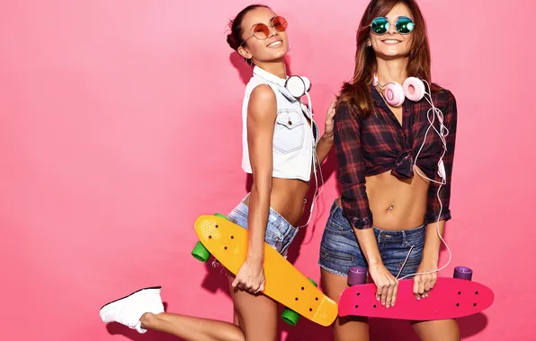 Hot, happy, girls, glamour, jeans, joy, gorgeous, girlfriends