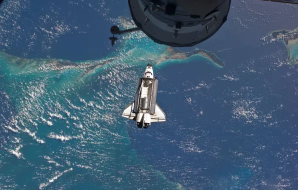 Picture Space, atlantis, space shuttle, nasa, Atlantis, iss, last flight, international space station