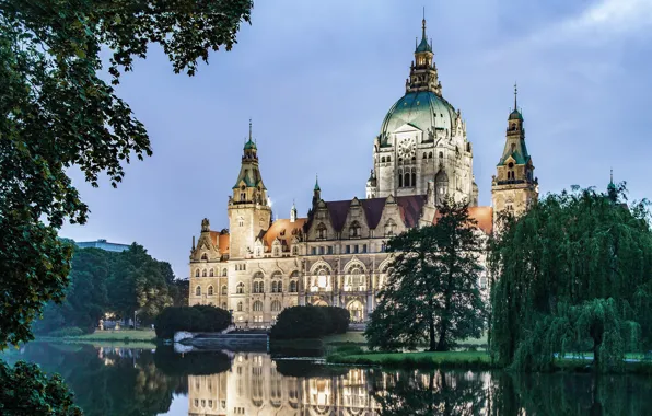 Picture Hannover, New Town Hall, The District Of Mitte, Lower Saxony