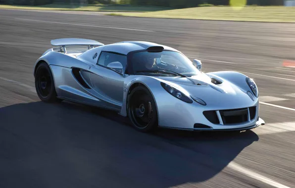 Picture speed, track, supercar, Hennessey, Venom GT, quick