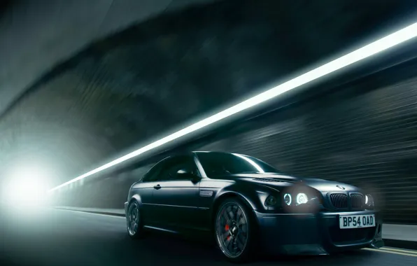 Picture BMW, BMW, the tunnel, E46, Jun Dang