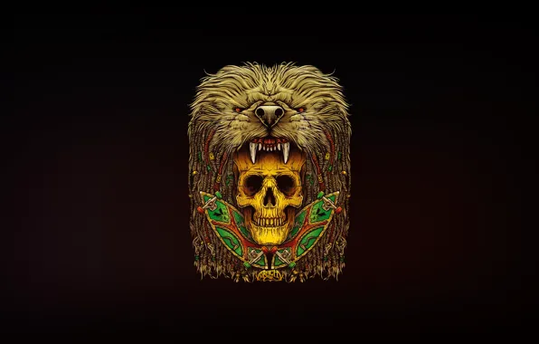 Minimalism, Skull, Style, Skate, Leo, Art, Art, Dreadlocks