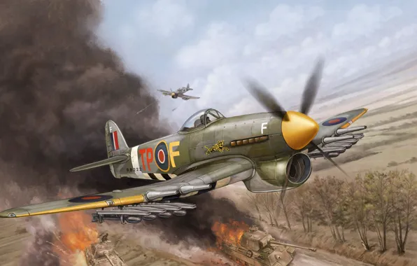 The plane, fighter, art, bomber, game, the, British, Flames of War