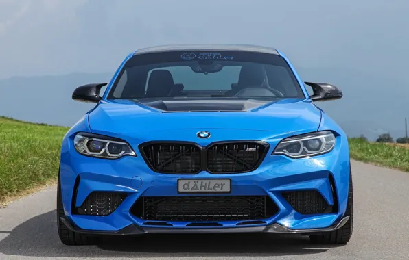 BMW, Blue, Front, M2, dÄHLer, M2 CS