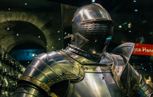 Metal, pattern, armor, knight