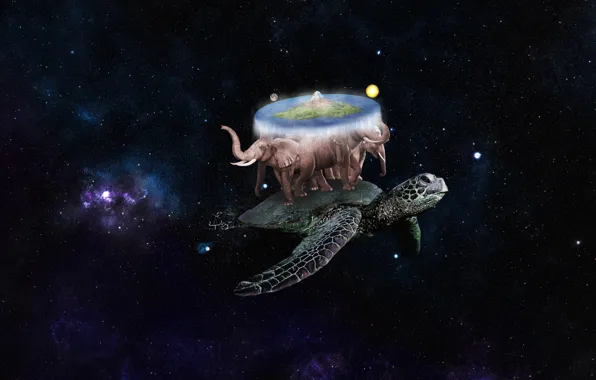 Picture Discworld, Terry Pratchett, The Great A'Tuin, Terry Pratchett, Discworld, by Pyrus-acerba