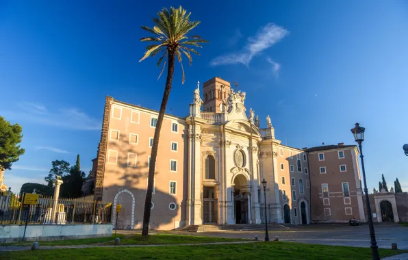 Rome, Italy, Basilica, Santa Croce in Jerusalem