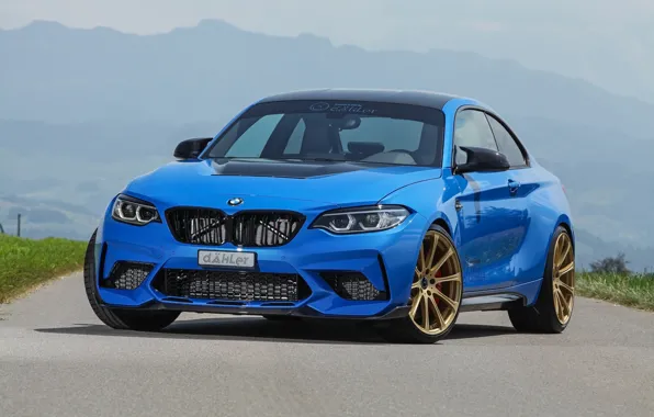 BMW, Blue, Tuning, dÄHLer, M2 CS