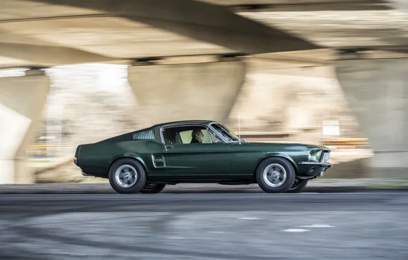 Movement, Mustang, Ford, 1968, GT 390, Bullitt