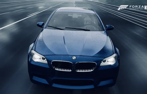 HDR, BMW, Speed, Rain, Game, F10, 5, FM7