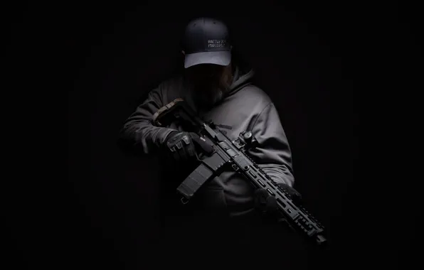 Weapons, background, male, assault screw