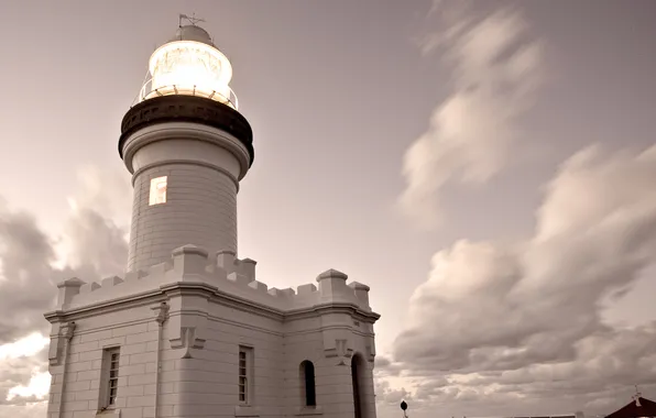 Picture the sky, clouds, lighthouse