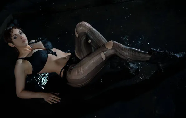 Chest, tights, cosplay, cosplay, Quiet, mgs5, Quiet, metal gear solid 5