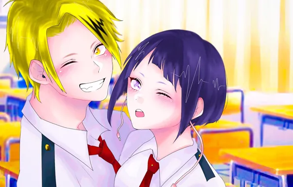 Girl, pair, guy, My Hero Academia, Boku No Hero Academy, My Hero Academy