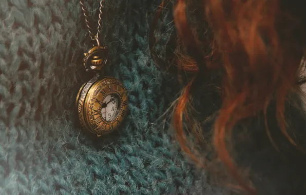 Picture watch, pendant, sweater