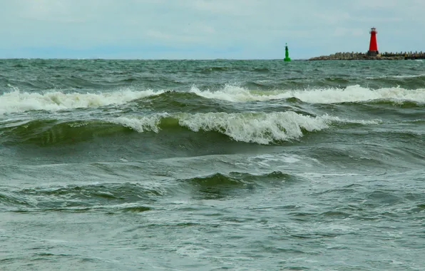 Storm, sea, ocean, water, wave