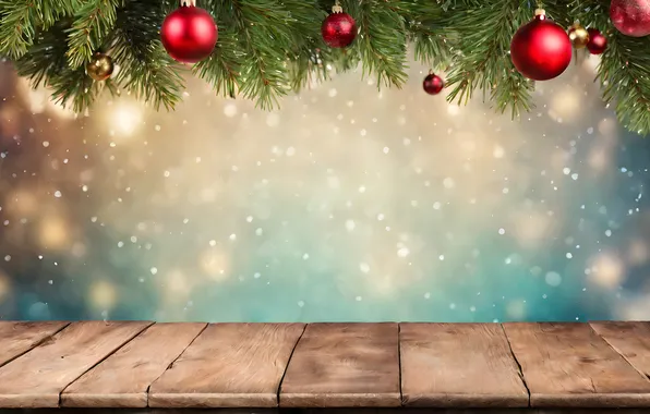 Decoration, background, balls, Christmas, gifts, New year, new year, Christmas