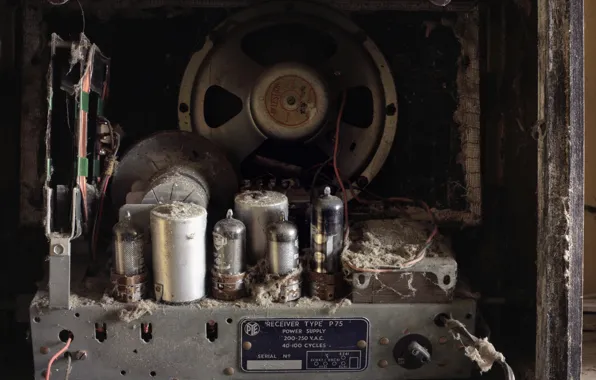 Background, abandoned house, Receiver