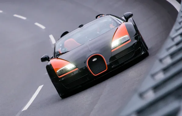 Picture background, turn, Bugatti, Bugatti, Veyron, Veyron, supercar, the front