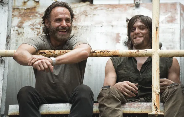 The Walking Dead, The walking dead, Andrew Lincoln, Norman Reedus, Daryl Dixon, Rick Grimes