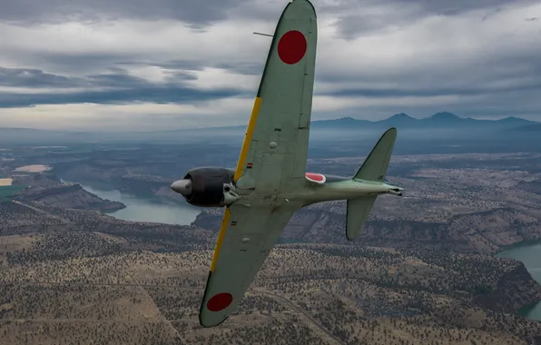 Wings, fighter, Japanese, deck, easy, A6M3 Zero