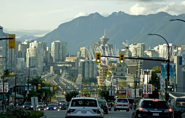 Picture city, the city, Canada, Vancouver, Canada, Vancouver
