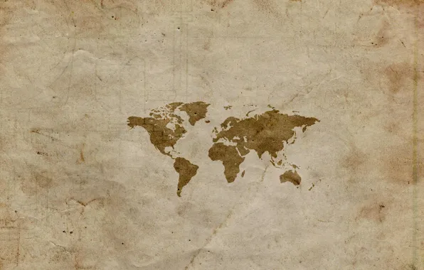Picture paper, the world, map