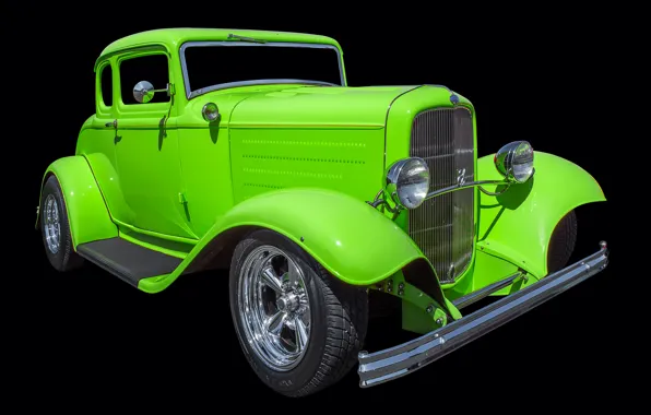 Picture retro, Ford, car, hot rod, 1932