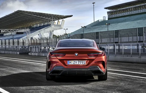 Picture coupe, BMW, Coupe, 2018, feed, 8-Series, dark orange, M850i xDrive