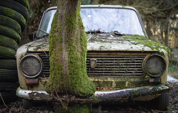 Machine, scrap, Lada