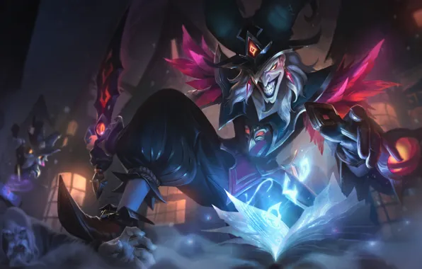 Fantasy, League of Legends, Riot Games, Shaco, Zuoan Dong