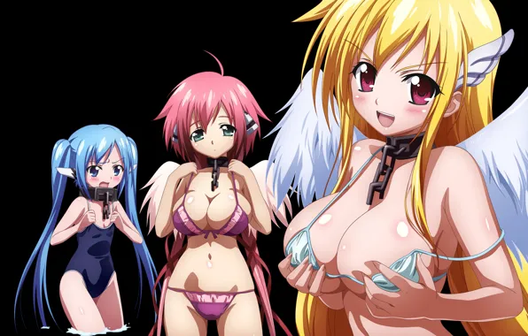 Pantsu, panties, mecha, nipples, boobs, breast, angel, tits