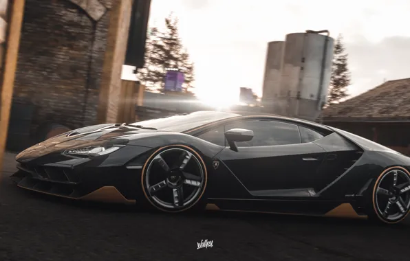 Lamborghini, Microsoft, Centennial, game art, Forza Horizon 4, by Wallpy
