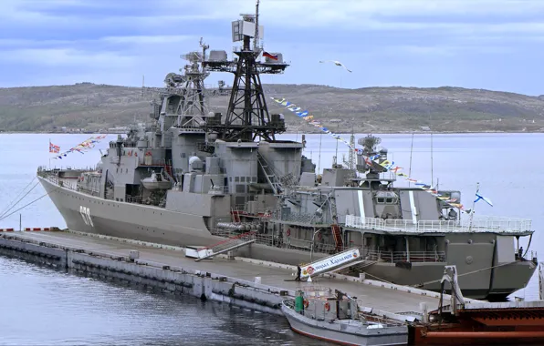 Ship, large, Navy, anti-submarine, project 1155, Admiral Kharlamov