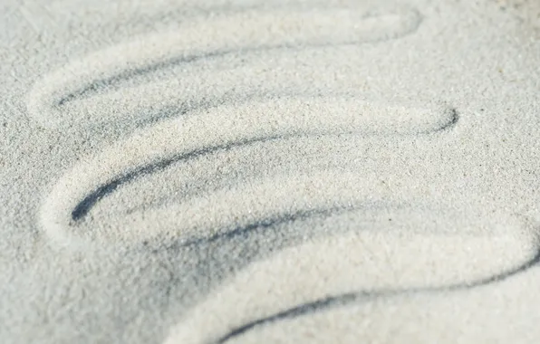 Sand, pattern, lines