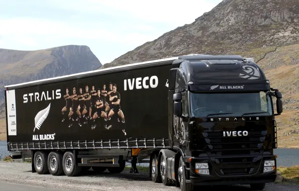 Black, Truck, Tractor Truck, Other, IVECO