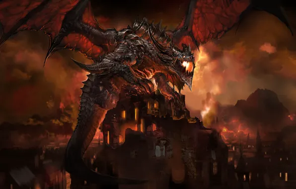 Dragon, WoW, World of Warcraft, Cataclysm