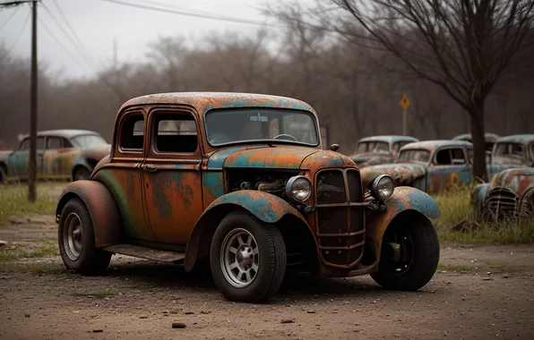 Machine, auto, old