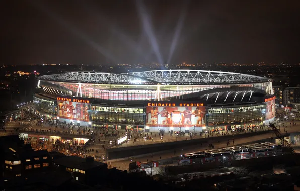 Picture football, stadium, Arsenal, London, Emirates Stadium