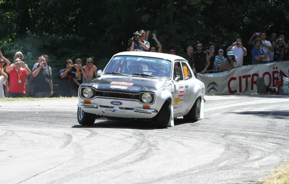 Ford, turn, skid, Race, Escort, Ford Escort Mk1, Rallye du Tessin