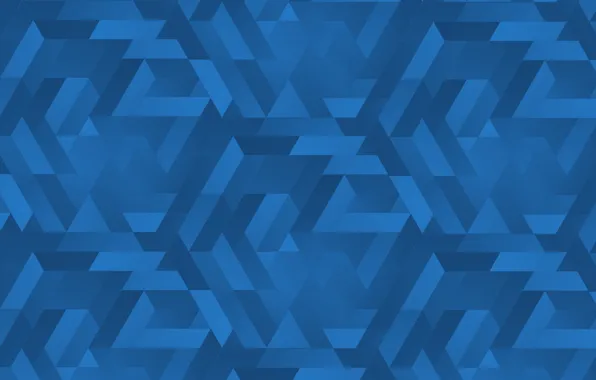 Blue, triangles, texture, gradients
