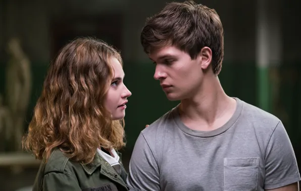 Picture frame, Ansel Elgort, Lily James, Lily James, Ansel Elgort, Baby Driver, Baby on the drive