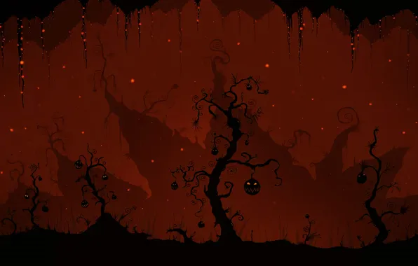 Pumpkin, Halloween, Halloween, gloomy atmosphere