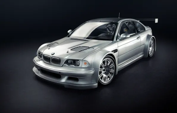 Tuning, BMW, silver, BMW, E46, silvery, kit