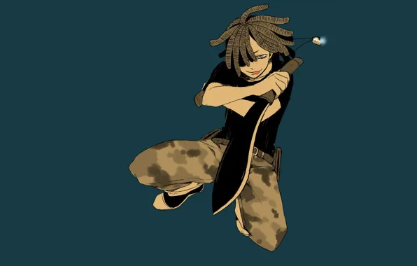 Weapons, background, anime, art, guy, Doug, GANGSTA, Banditos