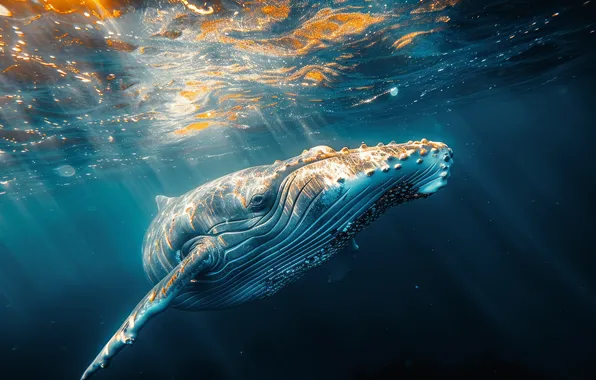 Kit, Face, Underwater world, Digital art, AI art, The Art of Artificial Intelligence, Neural network