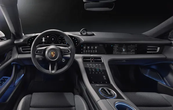 Porsche, salon, Turbo, 2020, Taycan